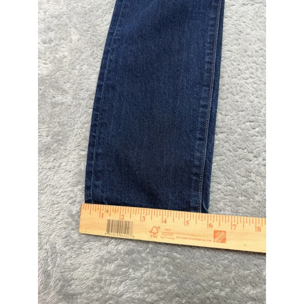 Levis 512 Jeans Mens 32x32 Blue Slim Taper Made & Crafted Organic Cotton Denim